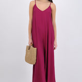 Jumpsuit fluido con bolsas