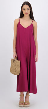 Jumpsuit fluido con bolsas