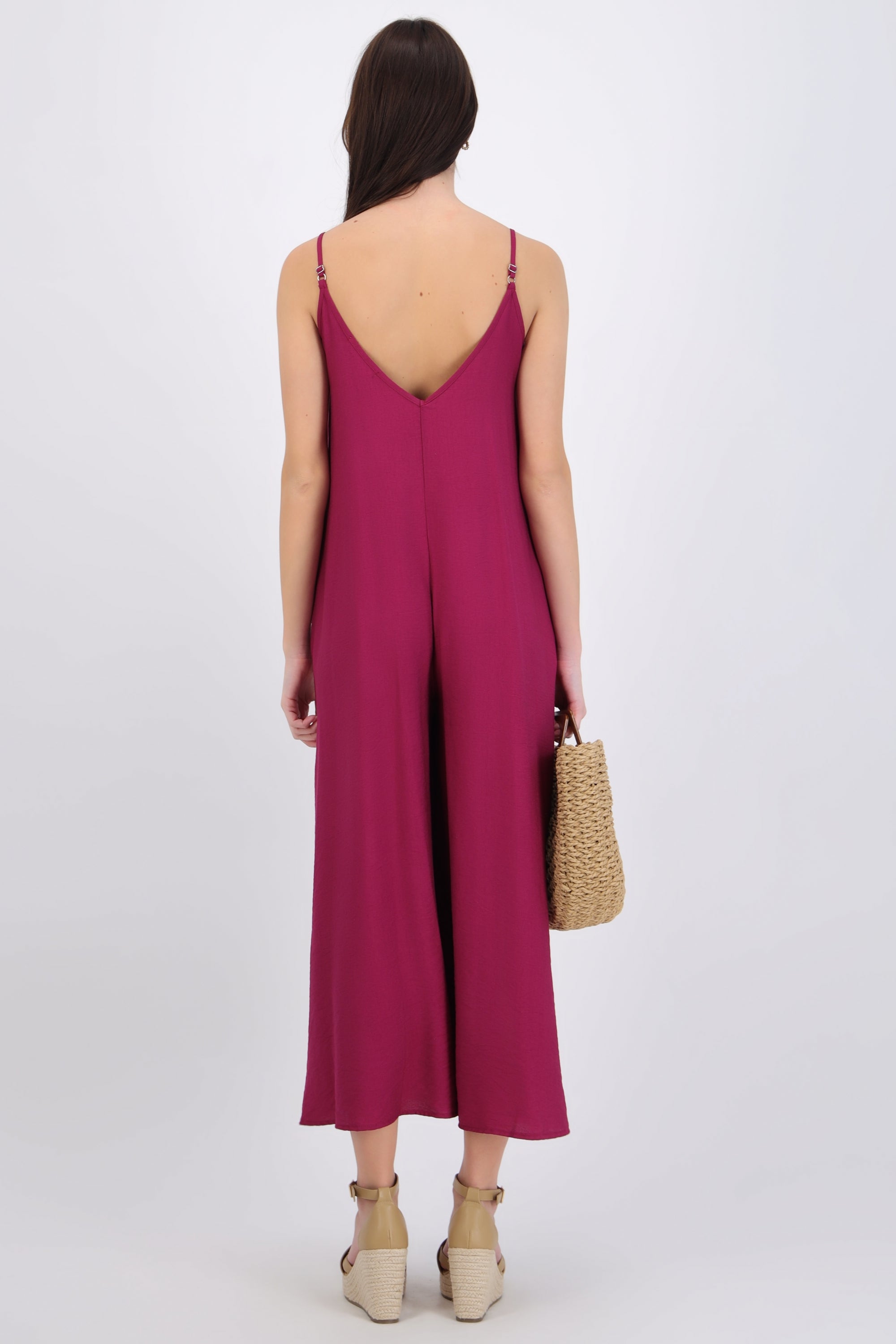 Jumpsuit fluido con bolsas