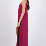 Jumpsuit fluido con bolsas