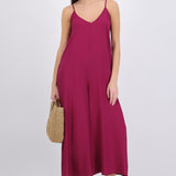 Jumpsuit fluido con bolsas