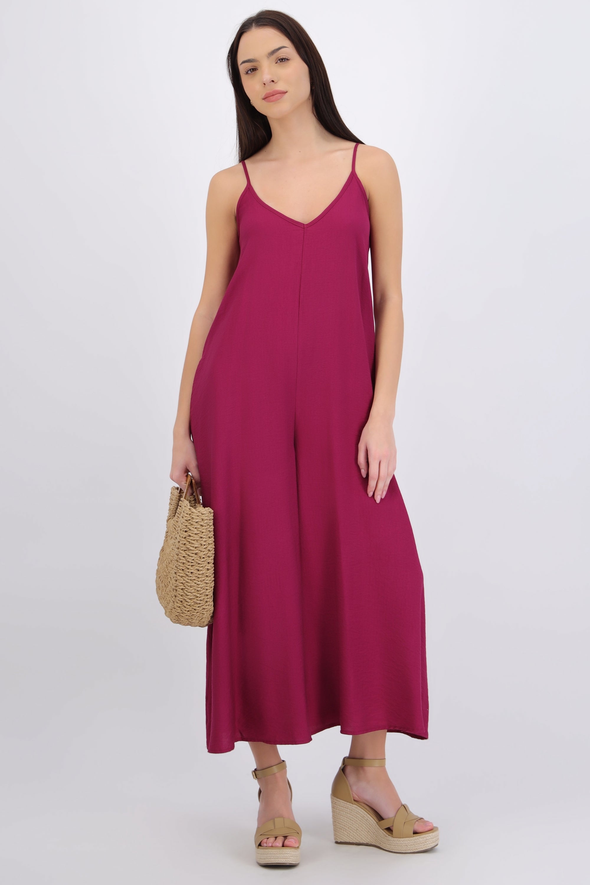 Jumpsuit fluido con bolsas