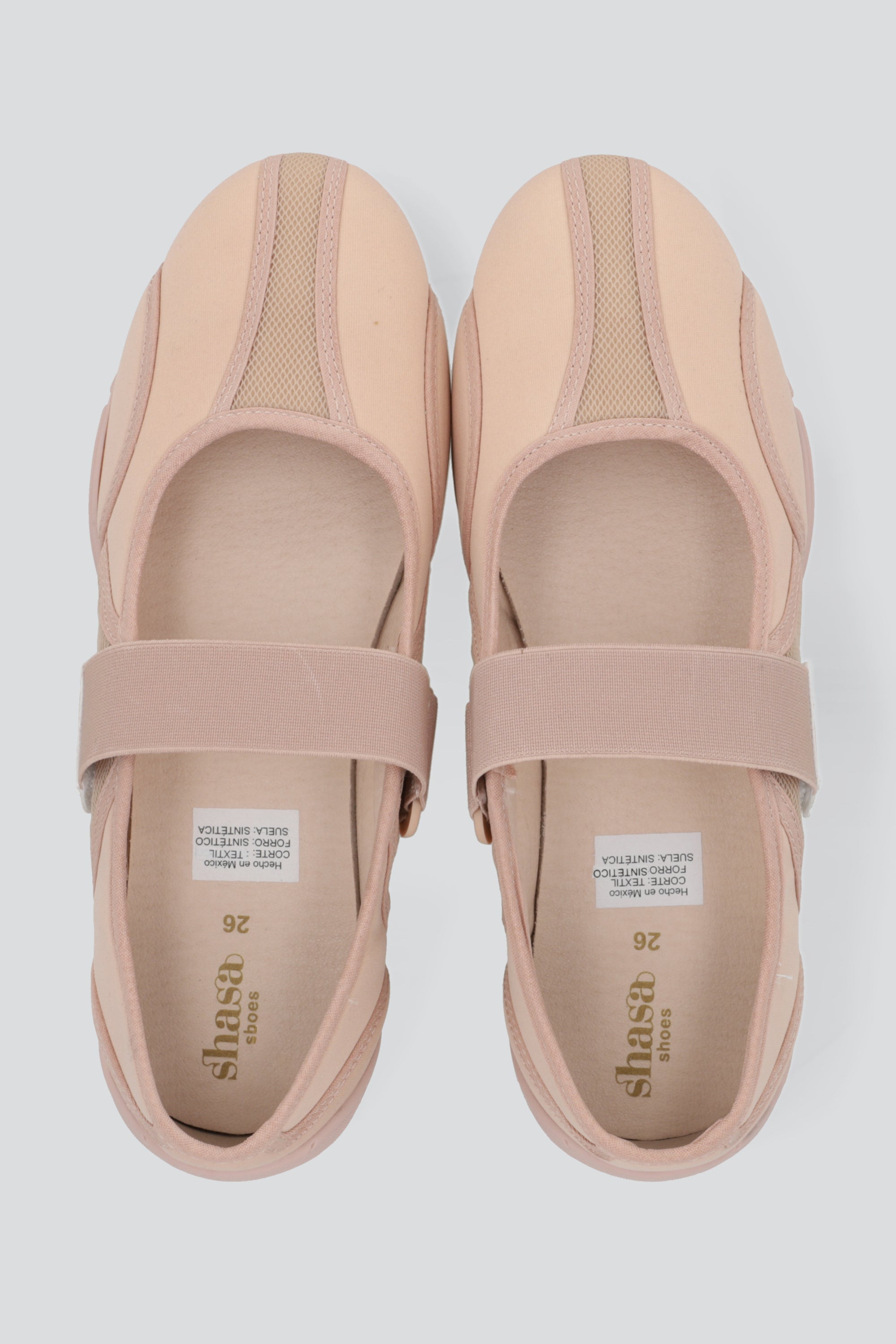 Tenis flat mary jane neopreno BLUSH