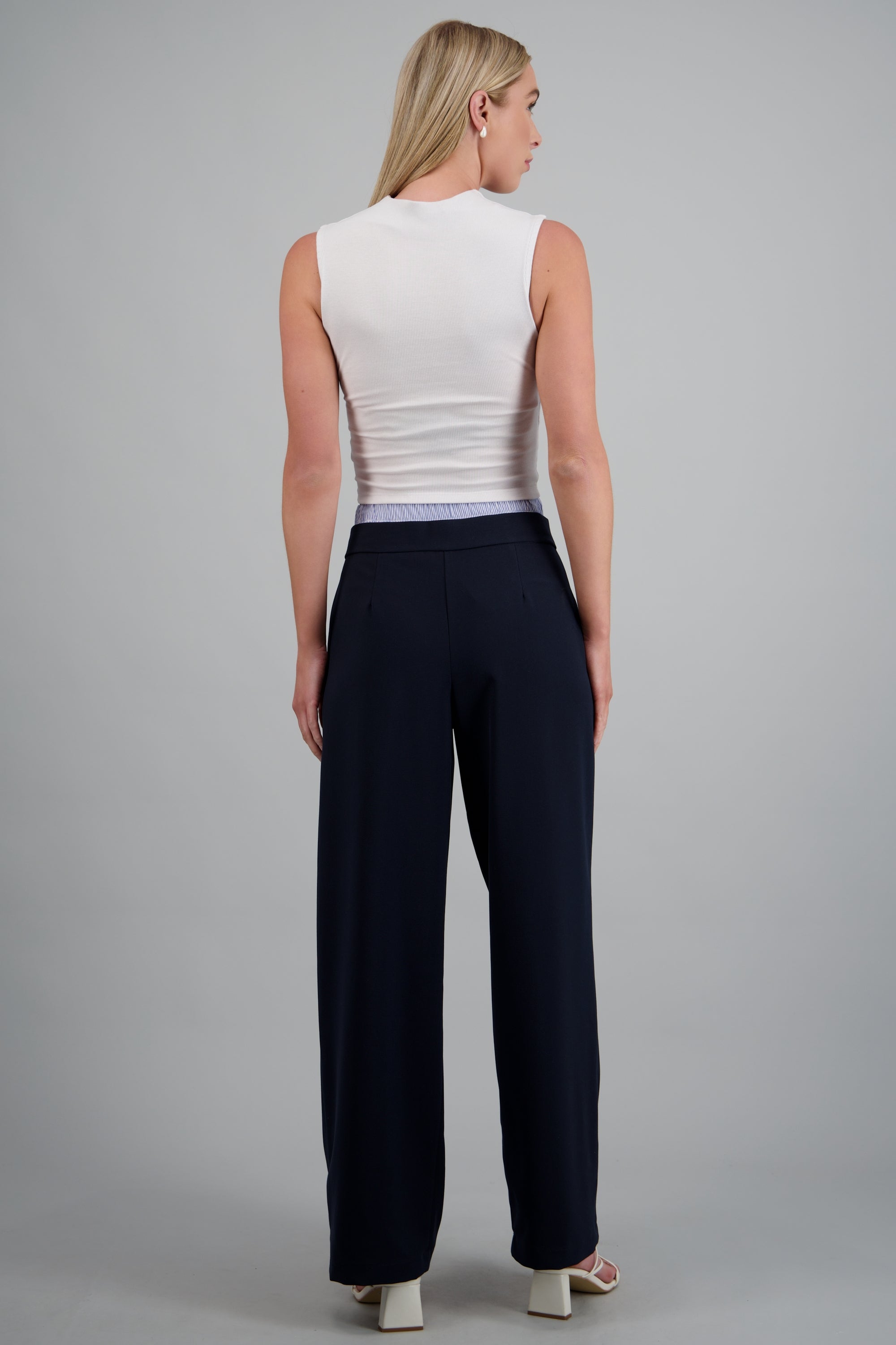 Pantalon pretina contraste jareta funcional MARINO COMBO