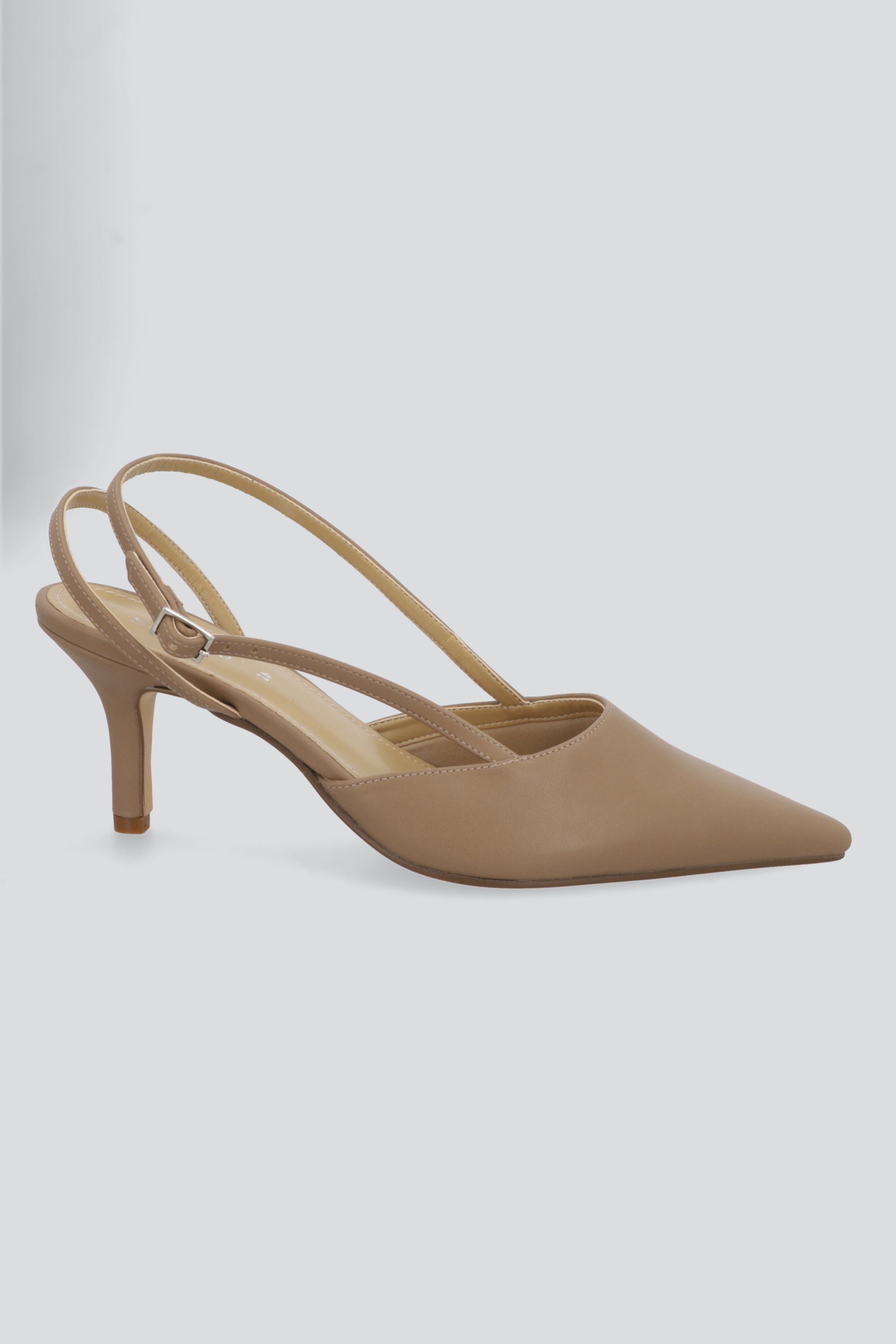 Tacon pointy kitten liso TAUPE