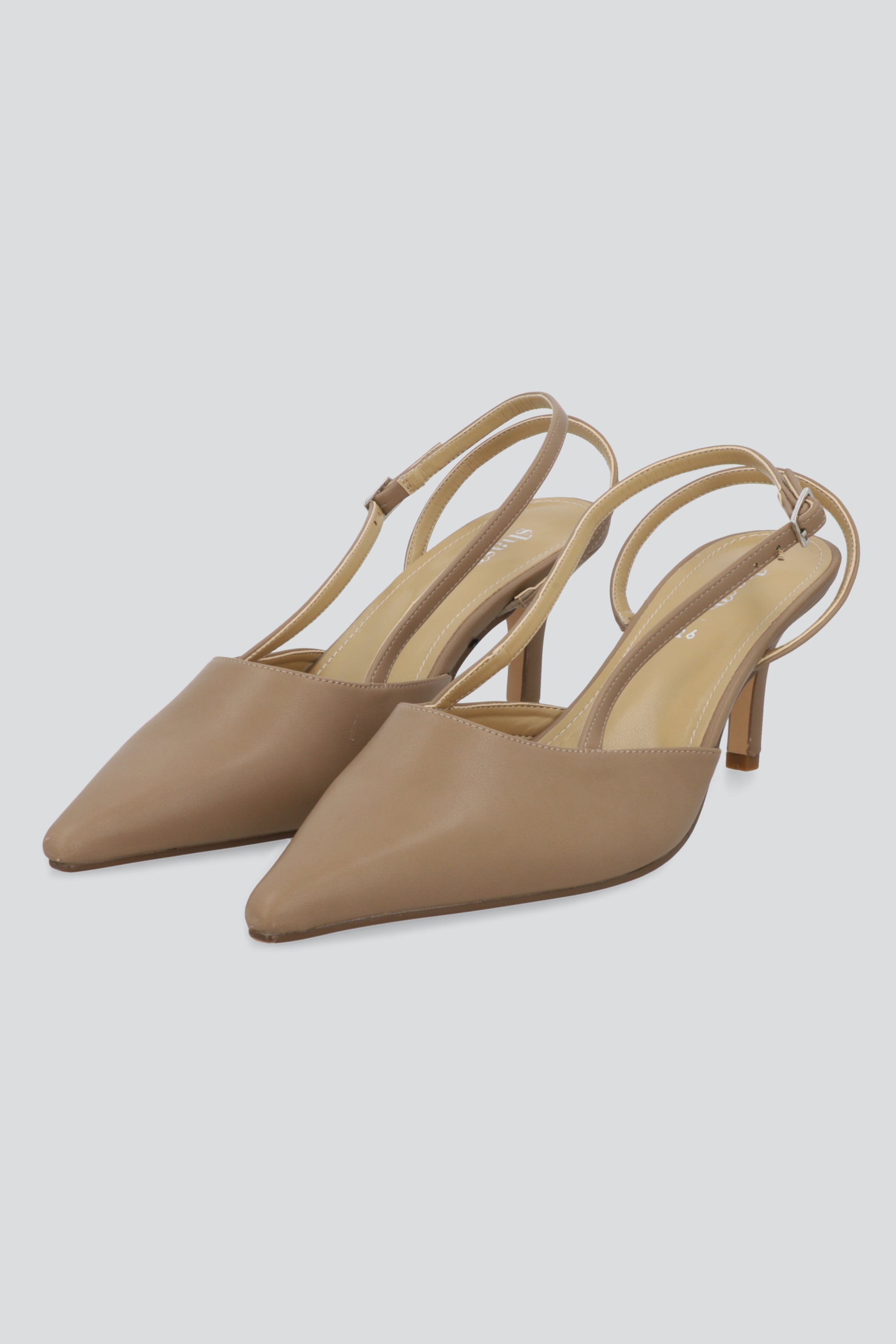 Tacon pointy kitten liso TAUPE