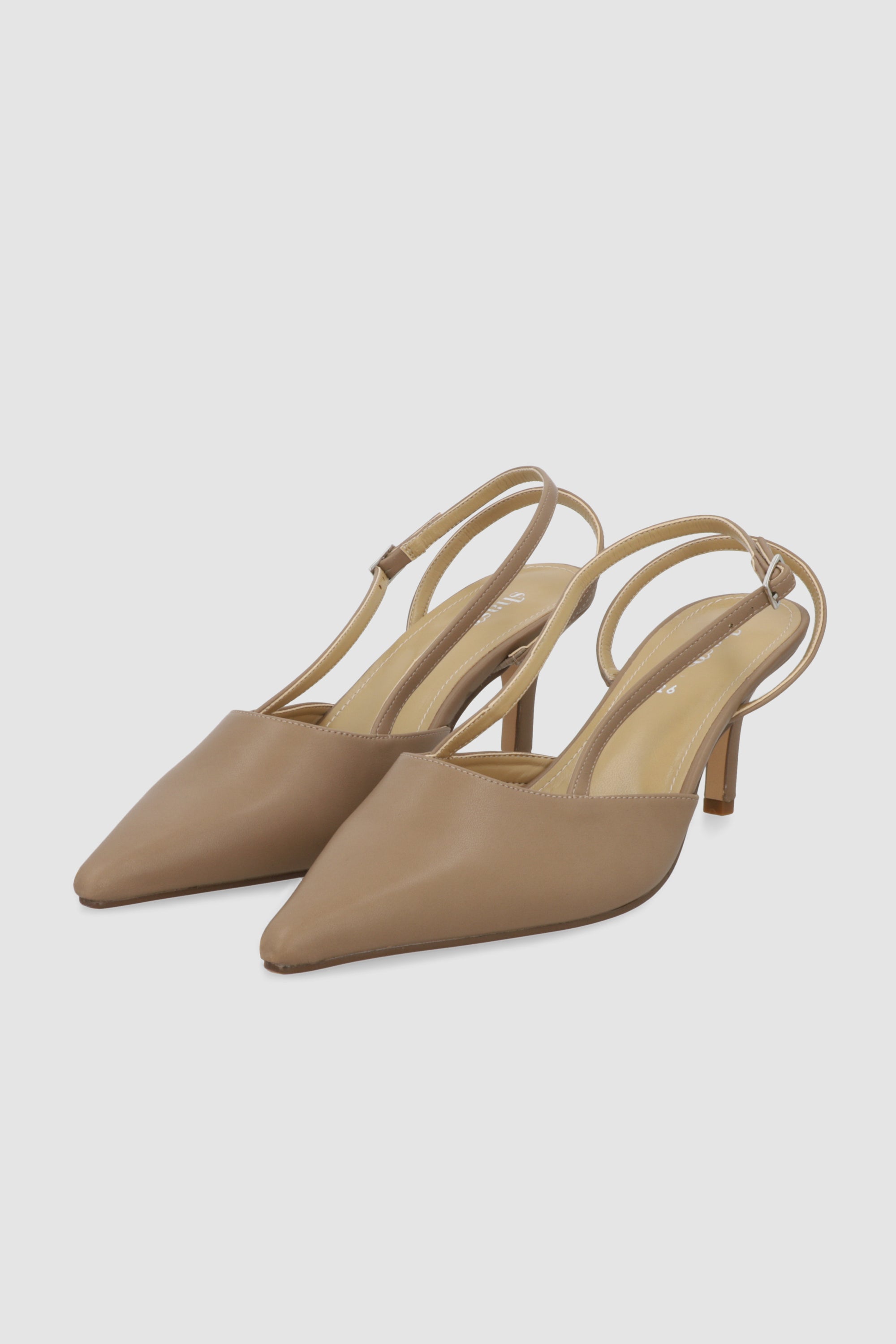 Tacon pointy kitten liso TAUPE