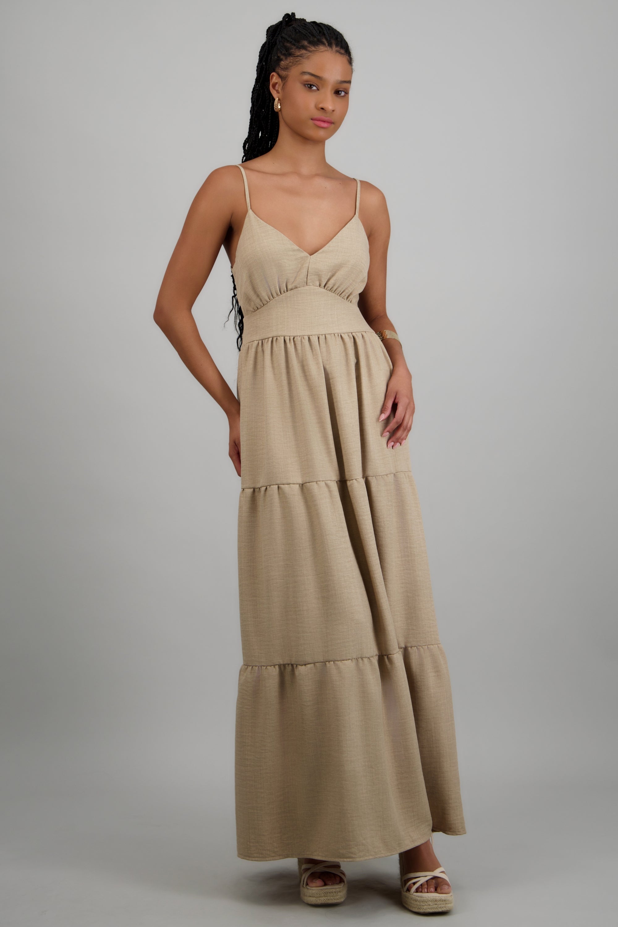 Vestido maxi detalle espalda ARENA