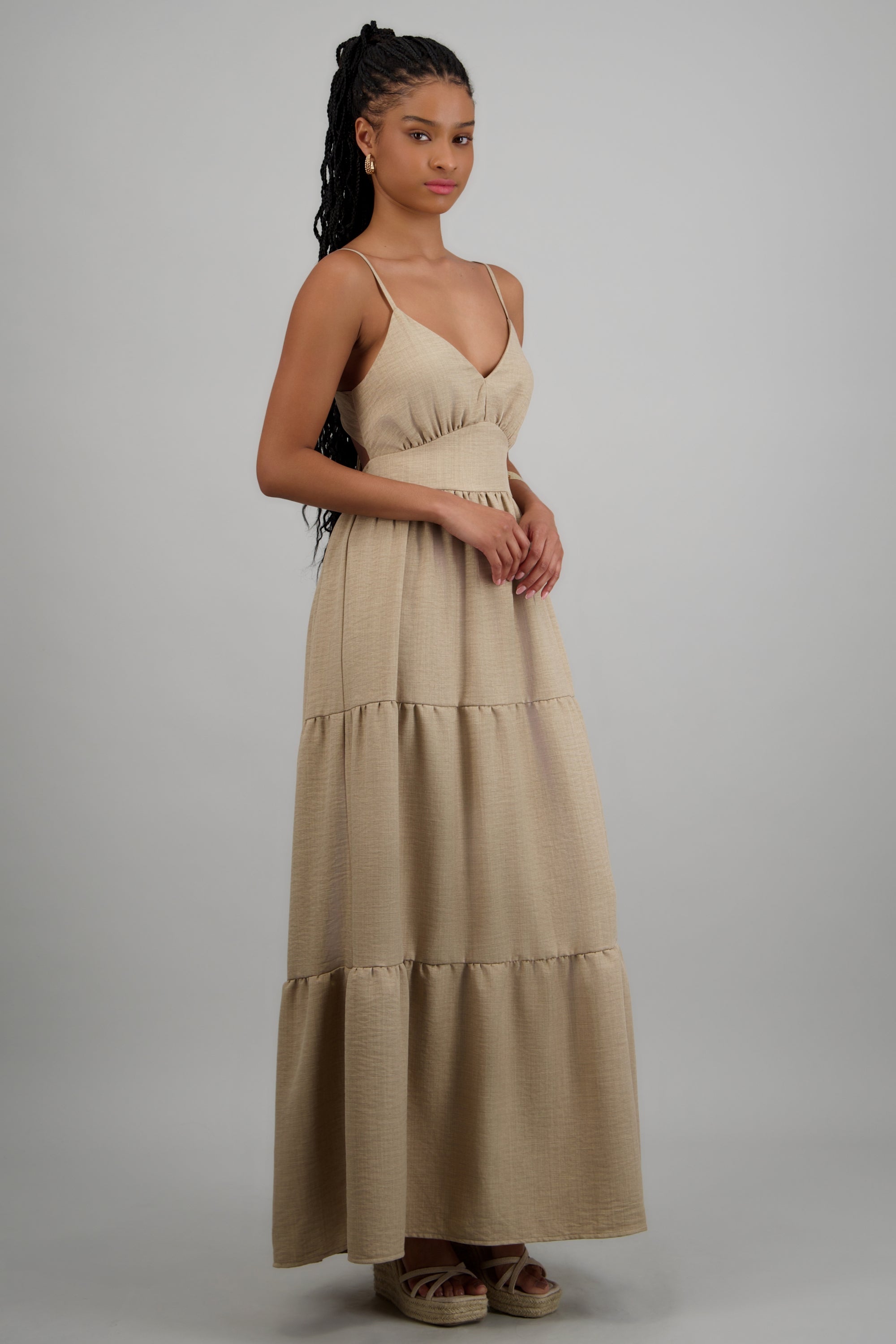Vestido maxi detalle espalda ARENA