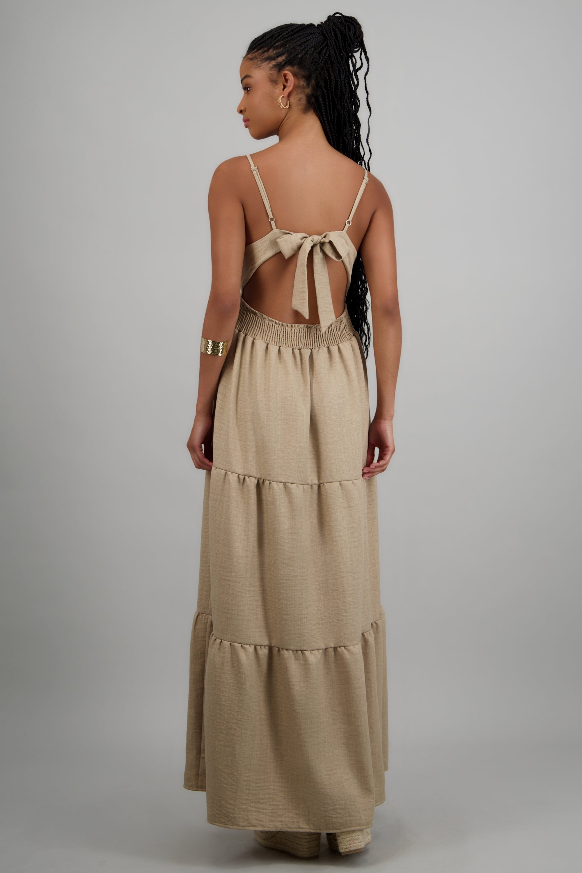 Vestido maxi detalle espalda ARENA