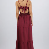 Vestido maxi detalle espalda
