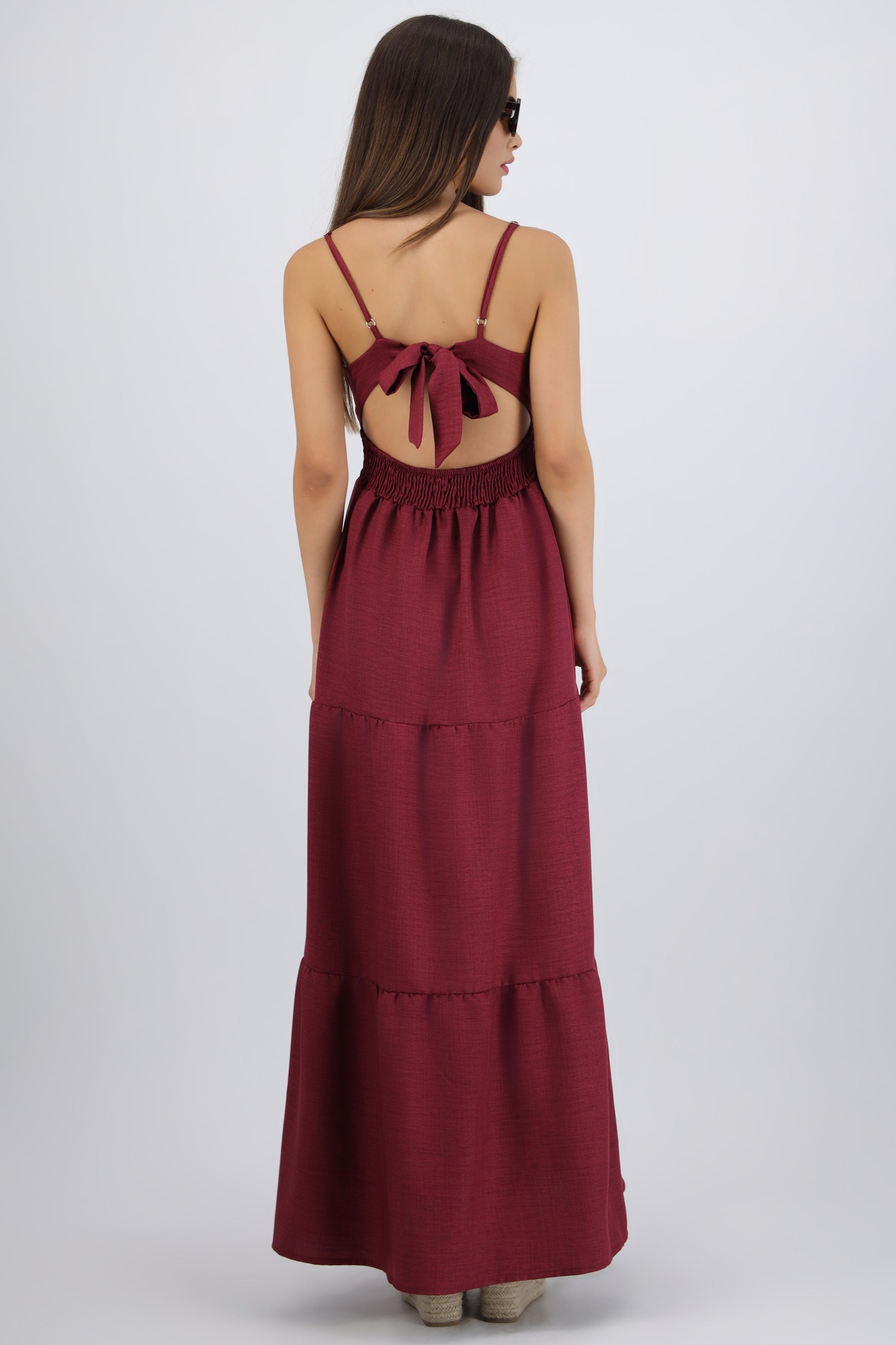 Vestido maxi detalle espalda