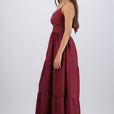 Vestido maxi detalle espalda