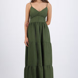 Vestido maxi detalle espalda