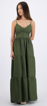 Vestido maxi detalle espalda