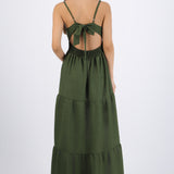 Vestido maxi detalle espalda