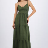 Vestido maxi detalle espalda