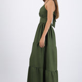 Vestido maxi detalle espalda