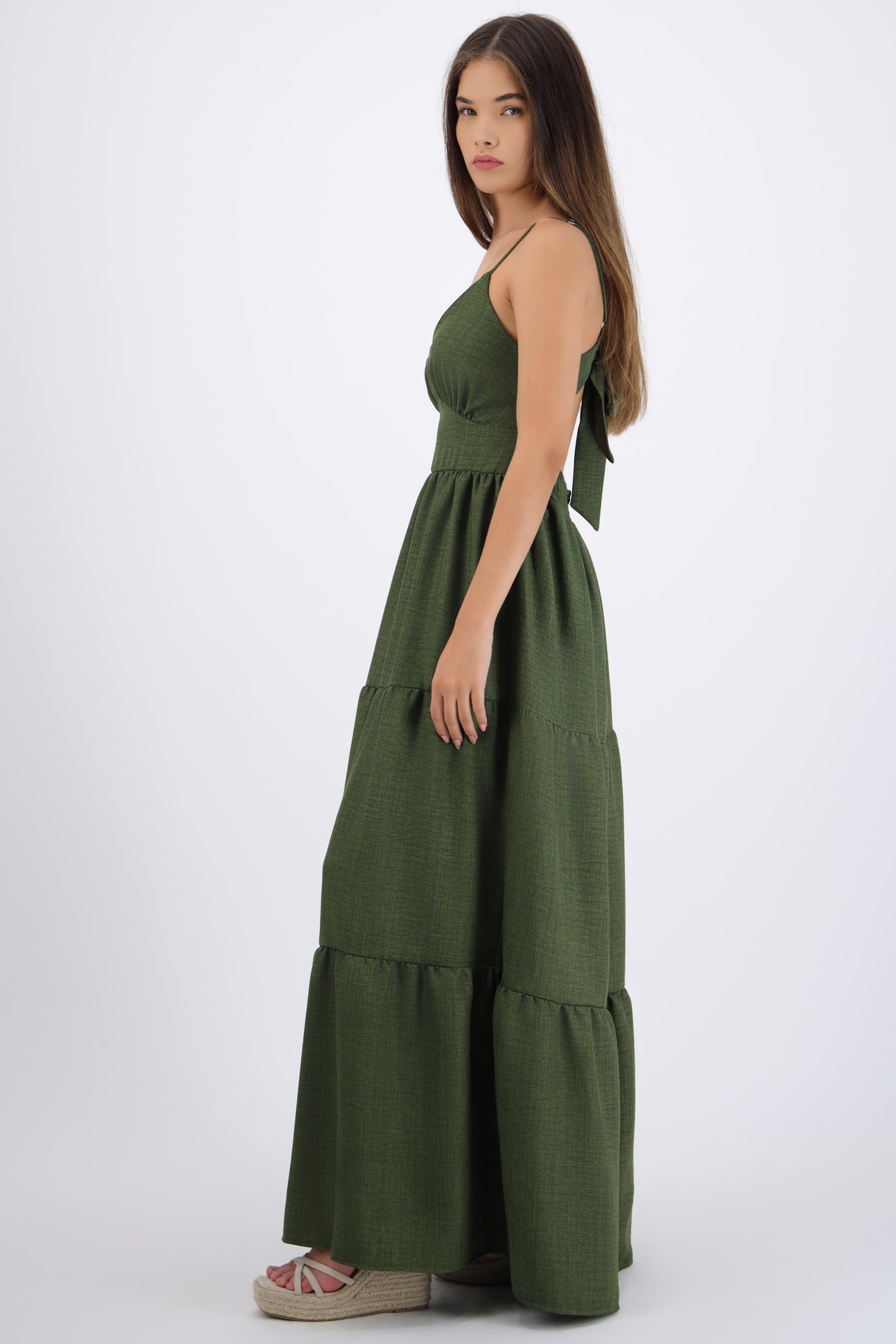 Vestido maxi detalle espalda
