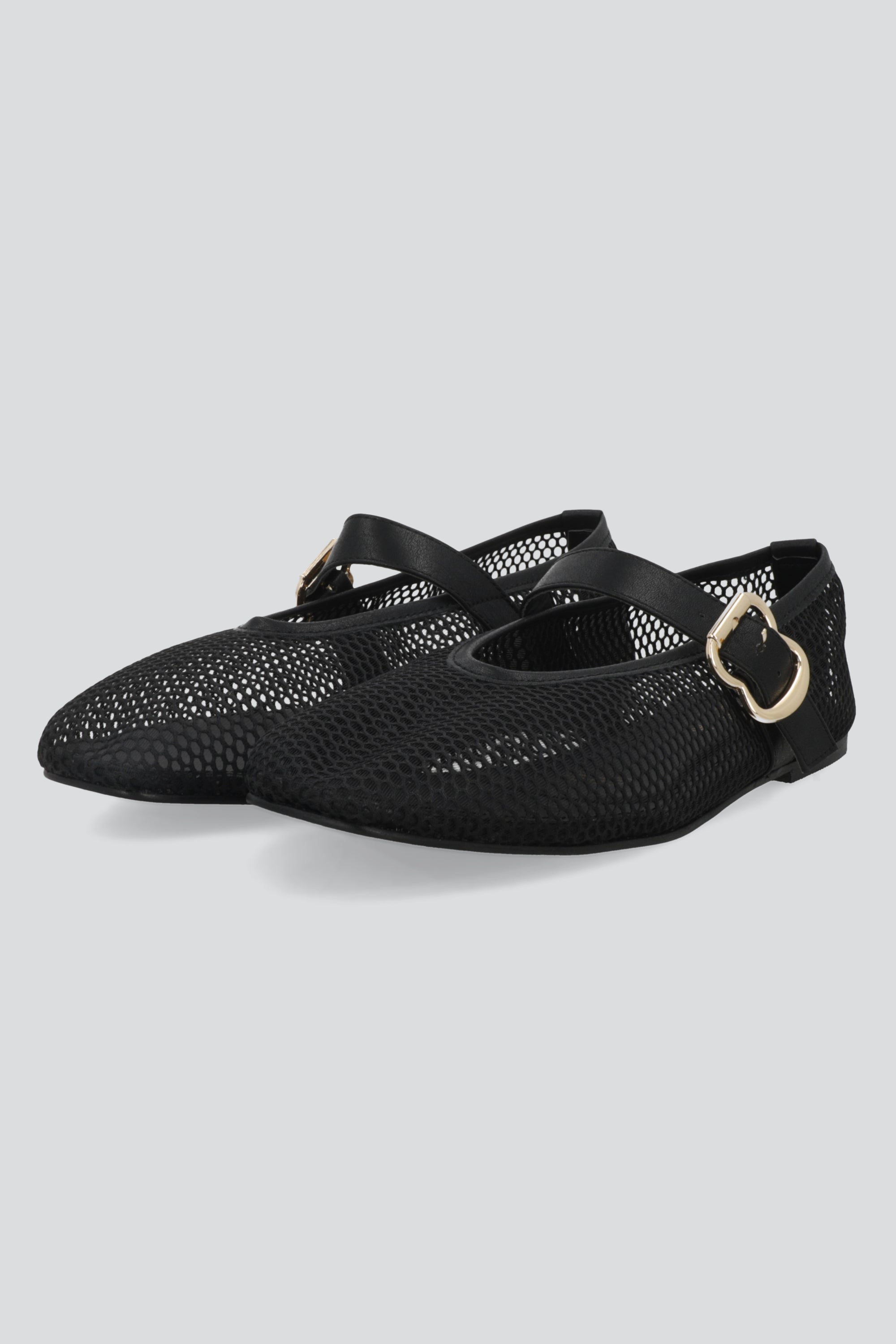 Flat red maryjane NEGRO
