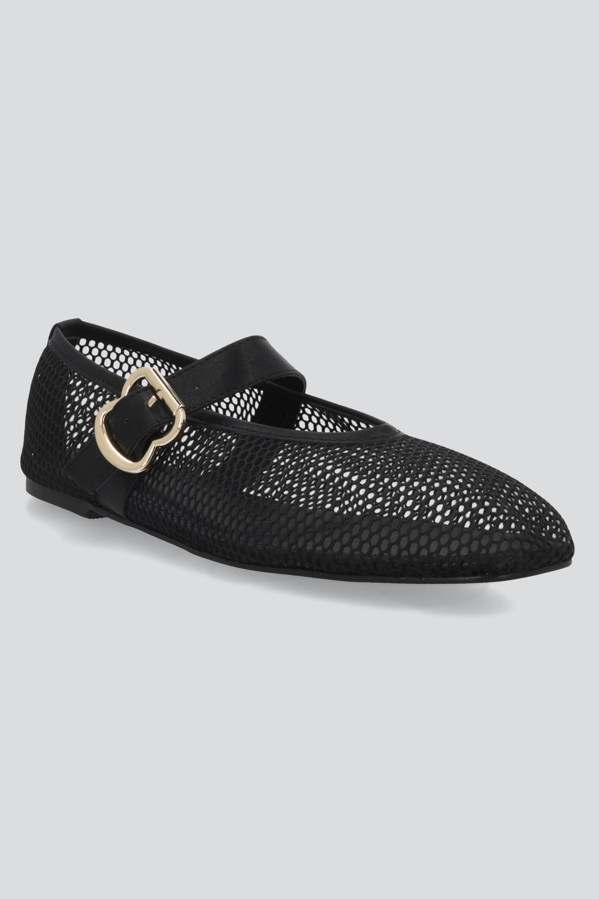 Flat red maryjane NEGRO