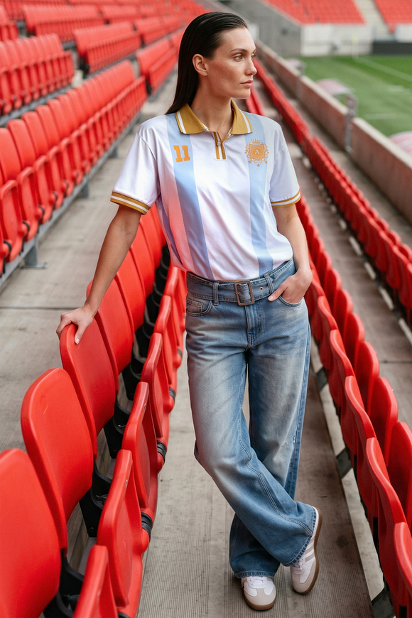 Jersey polo oversized clásico Argentina