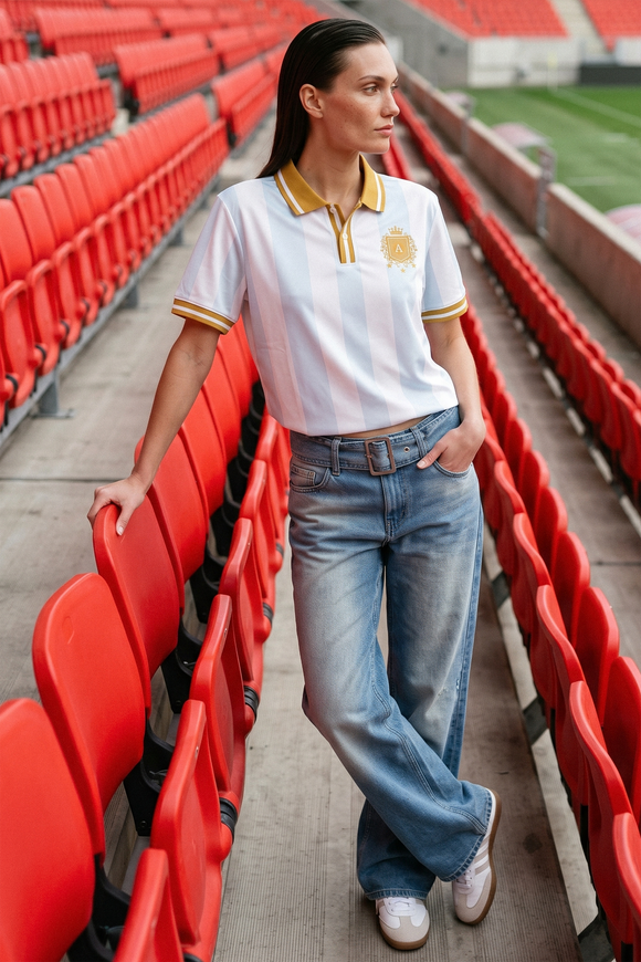 Jersey polo oversized clásico Argentina
