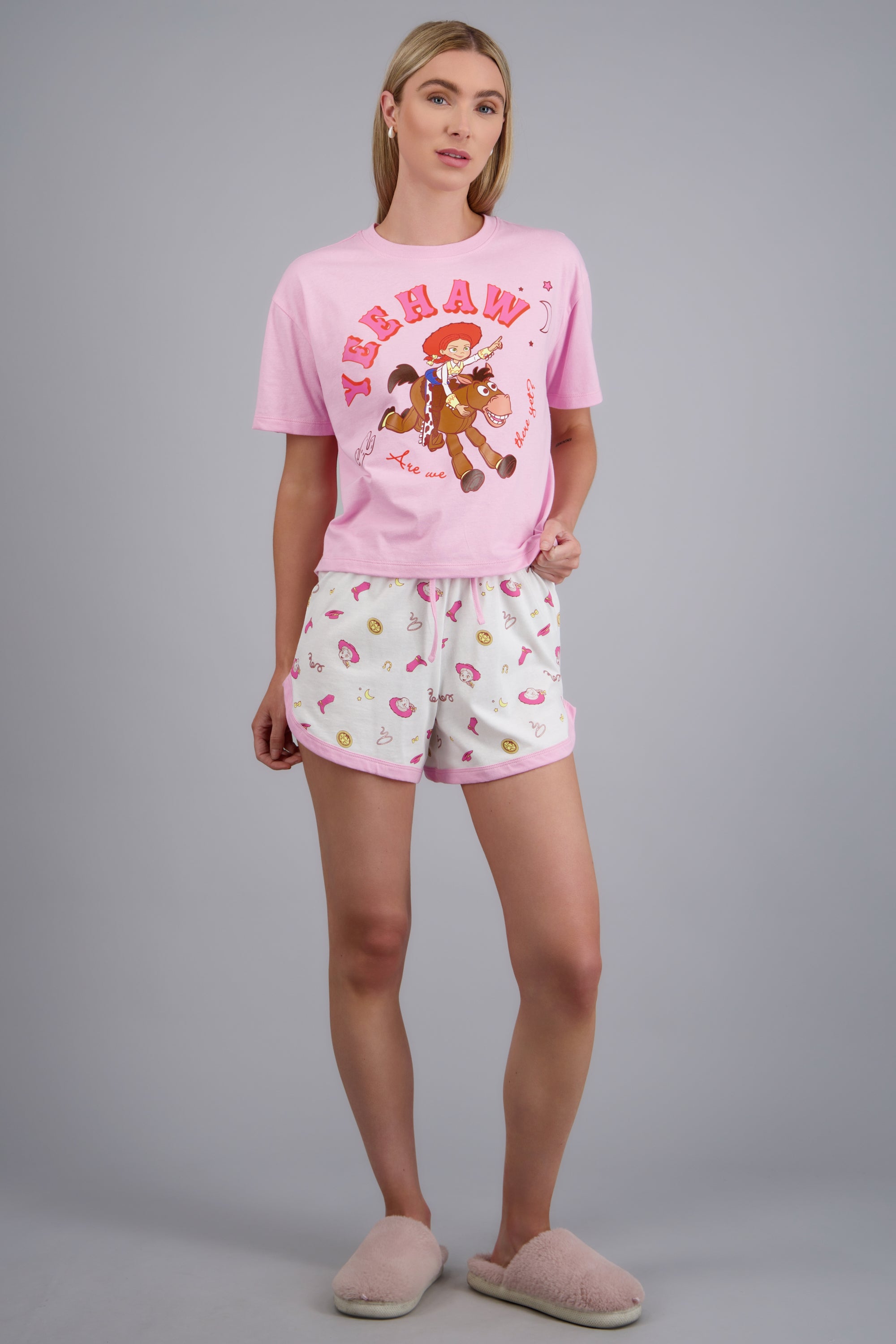 Pijama short manga corta Jessie ROSA COMBO