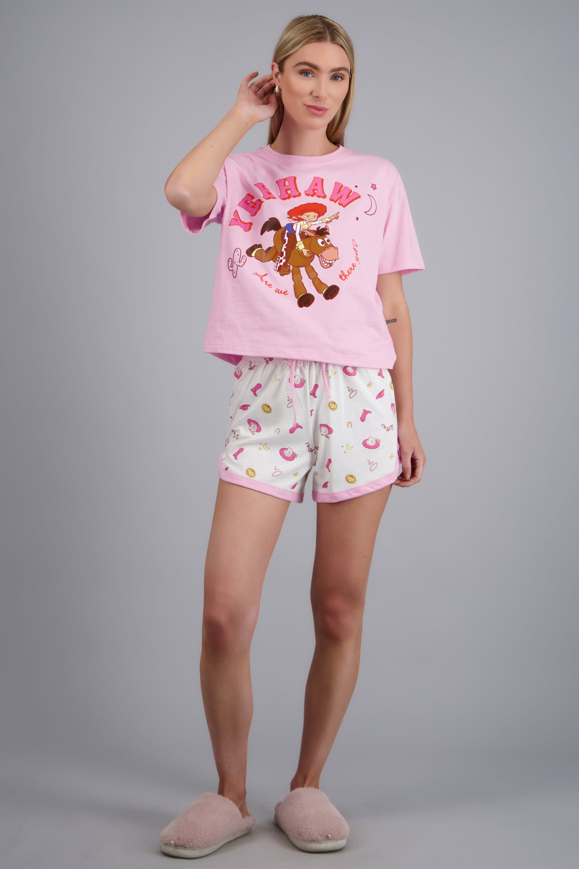 Pijama short manga corta Jessie ROSA COMBO