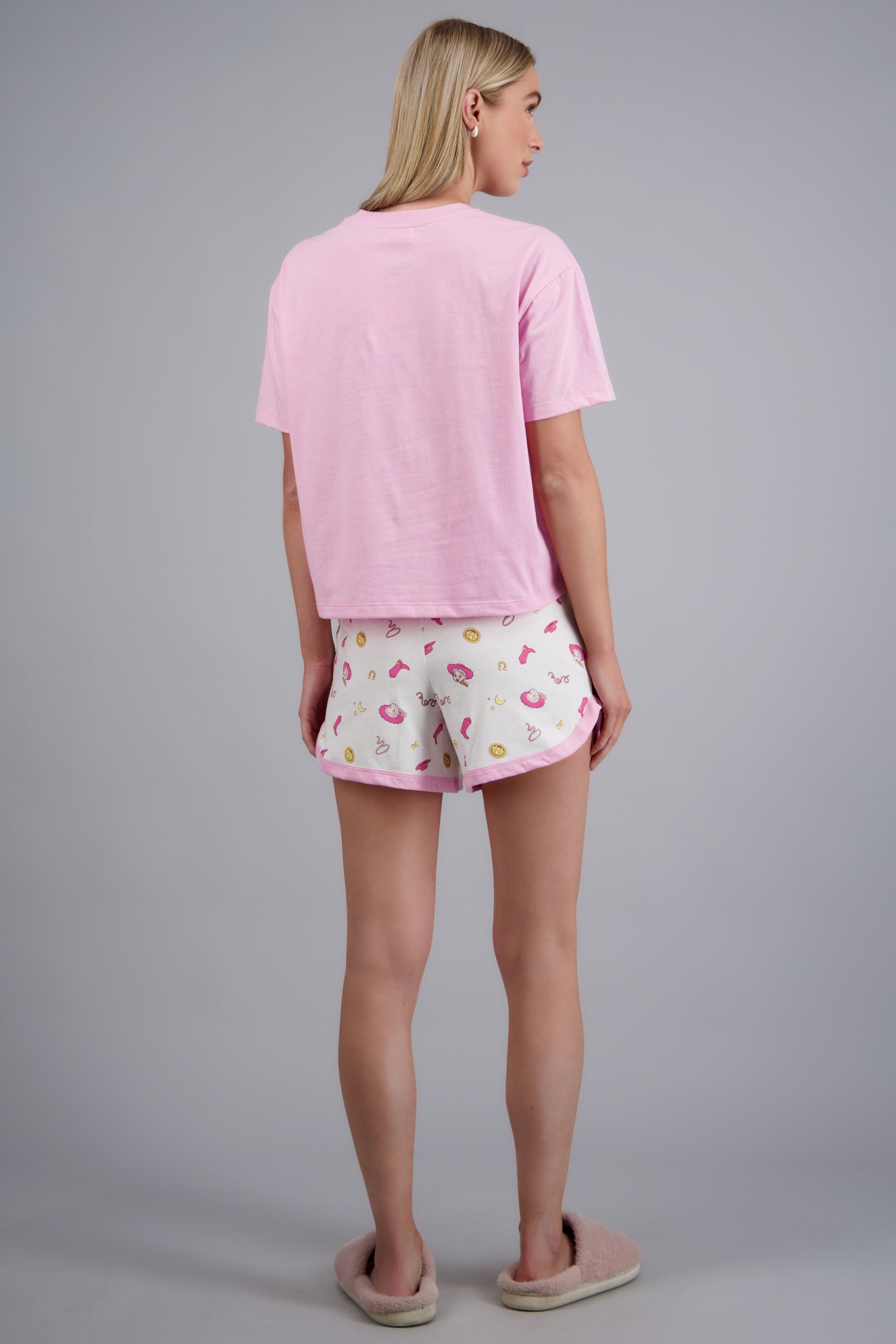 Pijama short manga corta Jessie ROSA COMBO