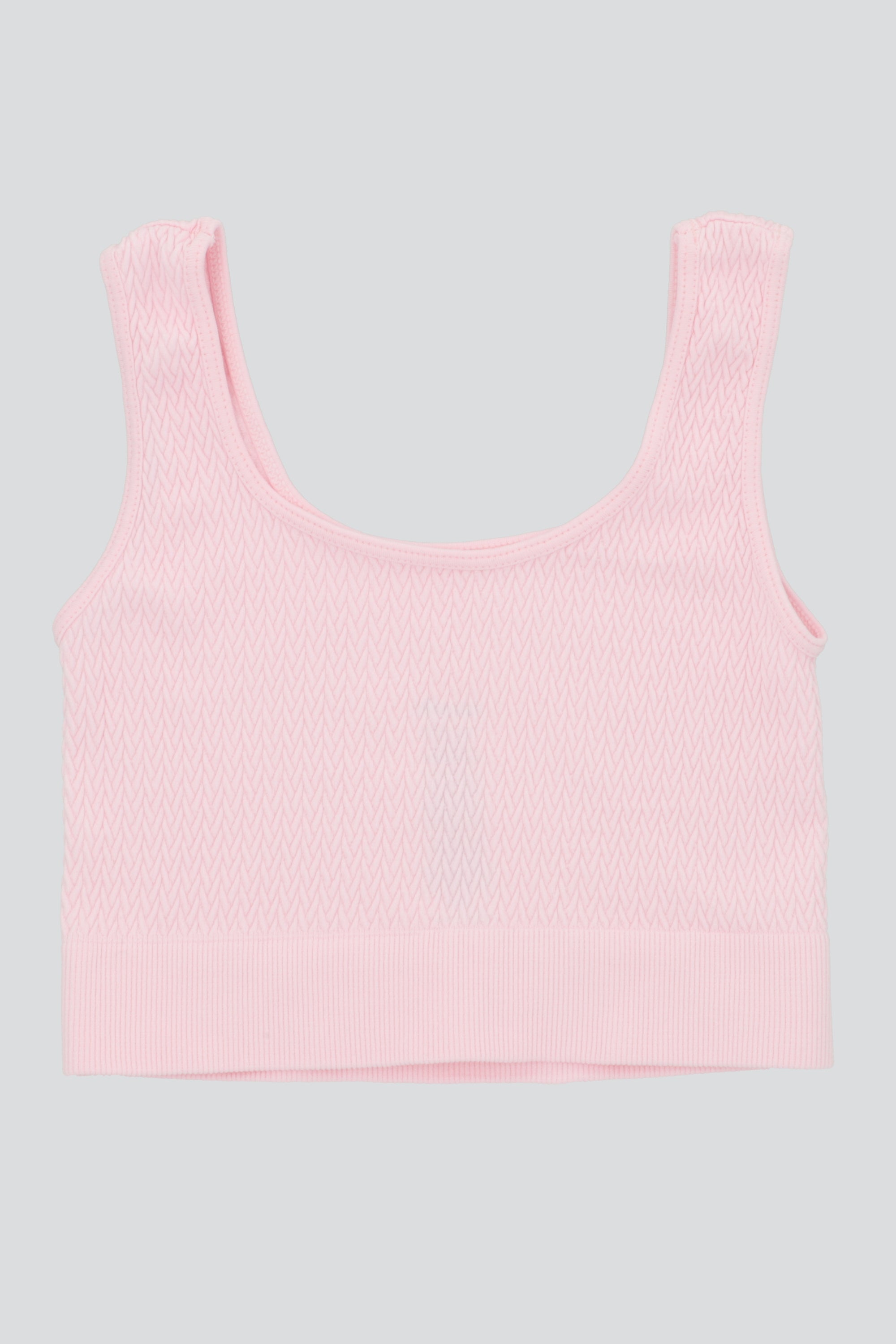 Bralette tejido trenzado PALO DE ROSA