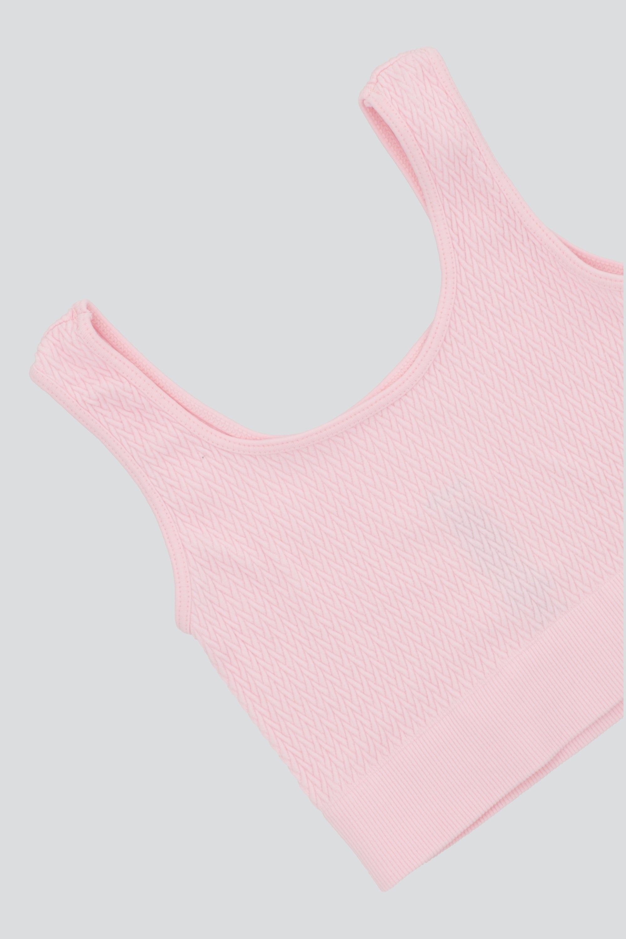 Bralette tejido trenzado PALO DE ROSA