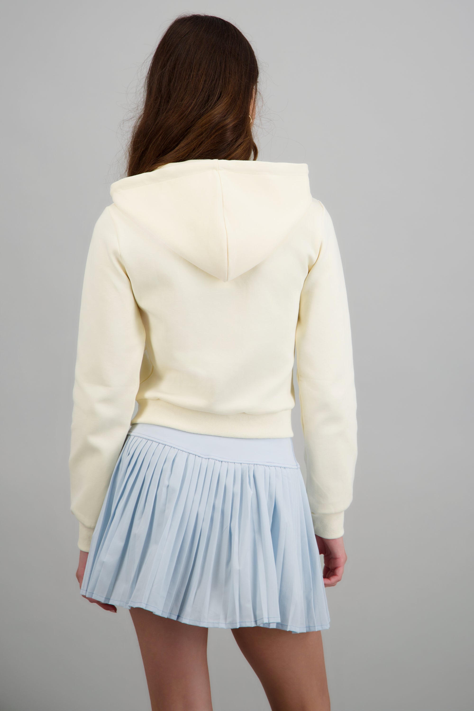 Sudadera con gorro CREMA