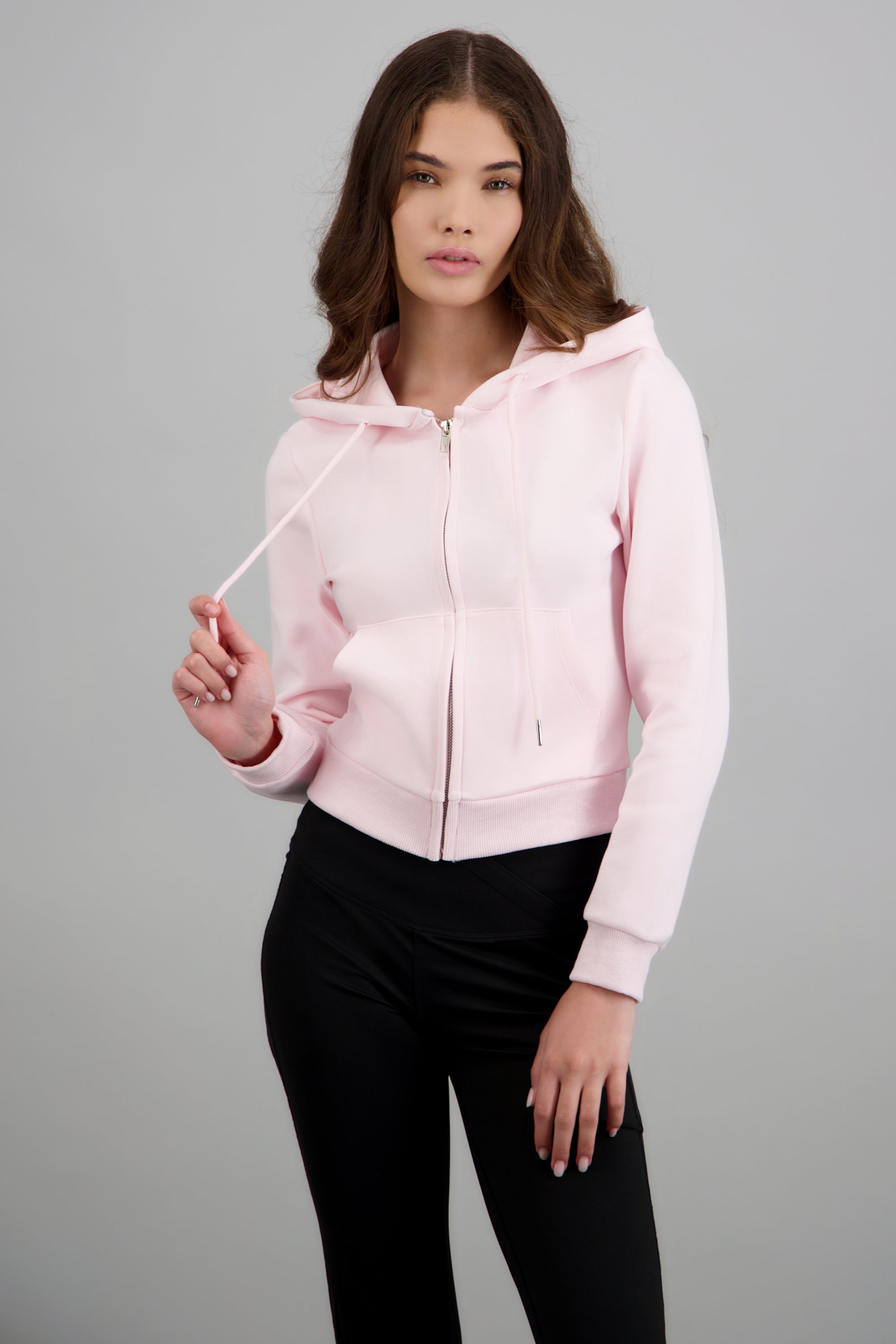 Sudadera con gorro ROSA PASTEL
