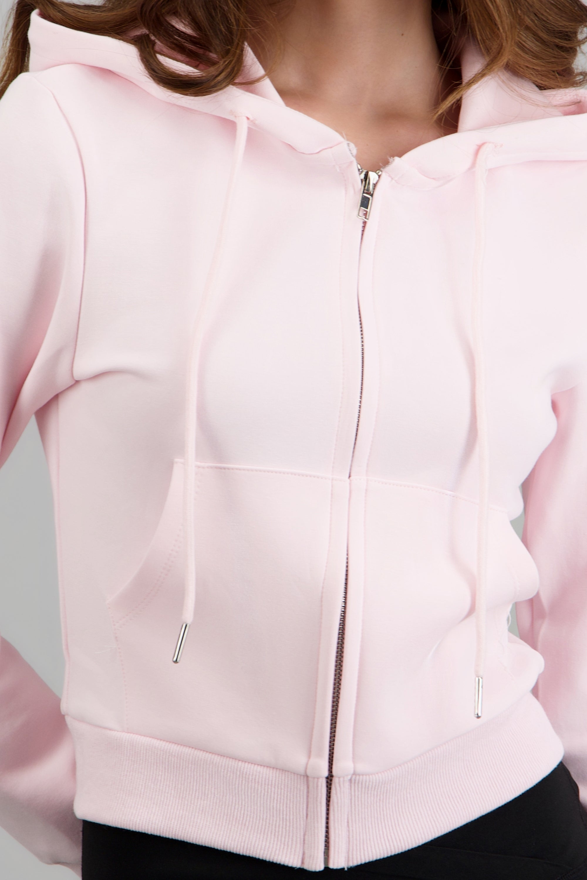 Sudadera con gorro ROSA PASTEL