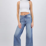 Jeans cropped básico