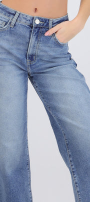 Jeans cropped básico