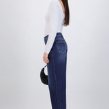 Jeans cropped básico