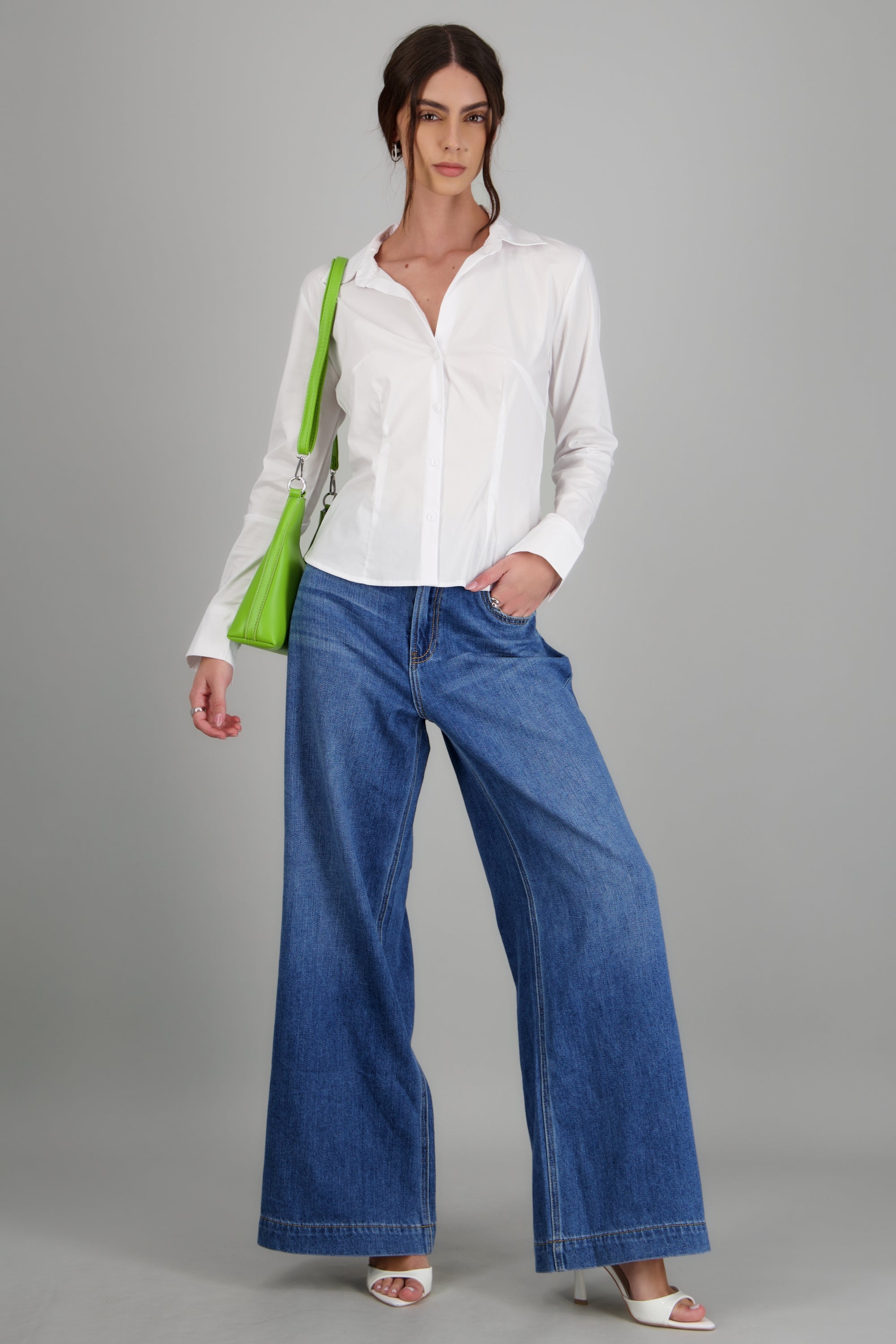 Jeans loose flare MEDIUM WASH