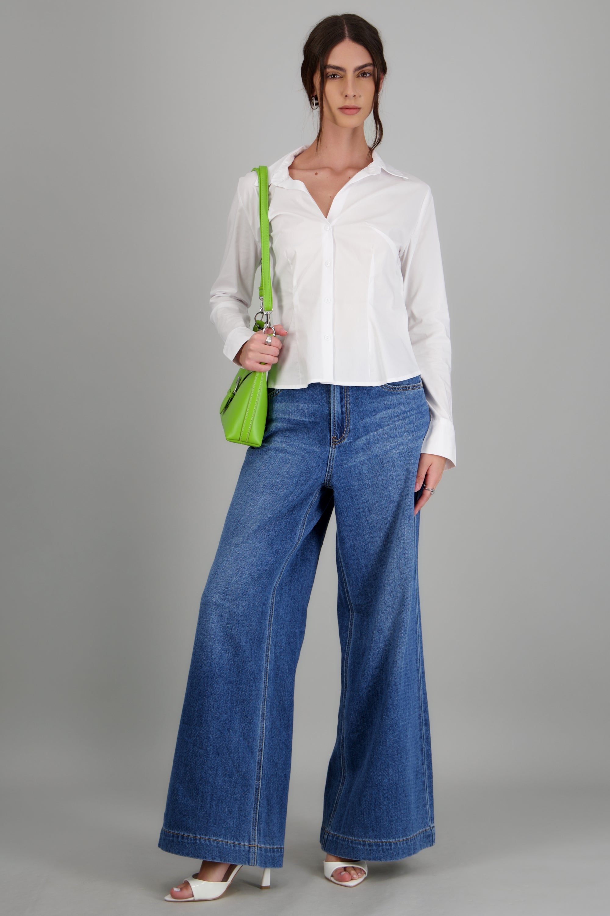 Jeans loose flare MEDIUM WASH