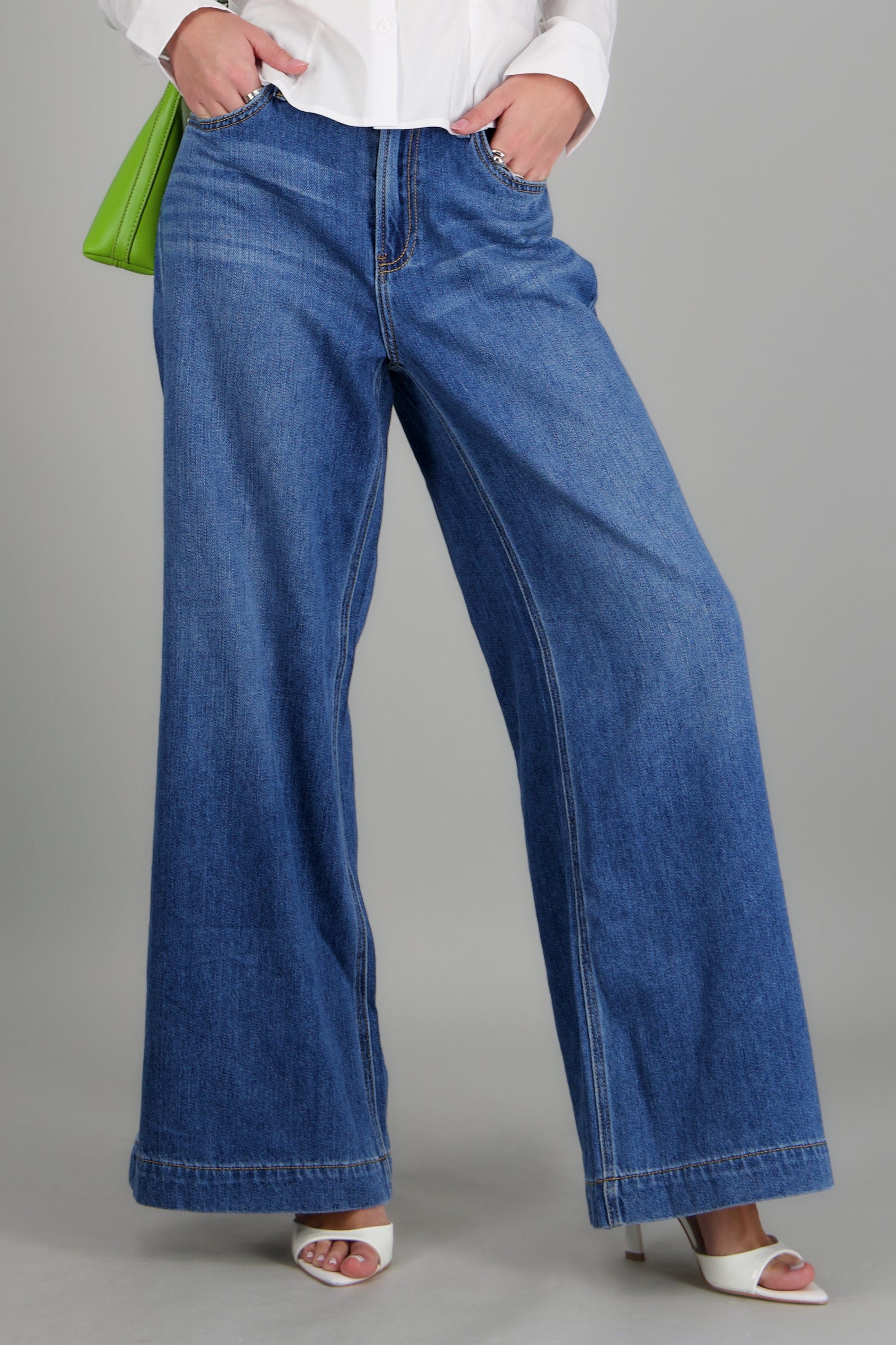 Jeans loose flare MEDIUM WASH