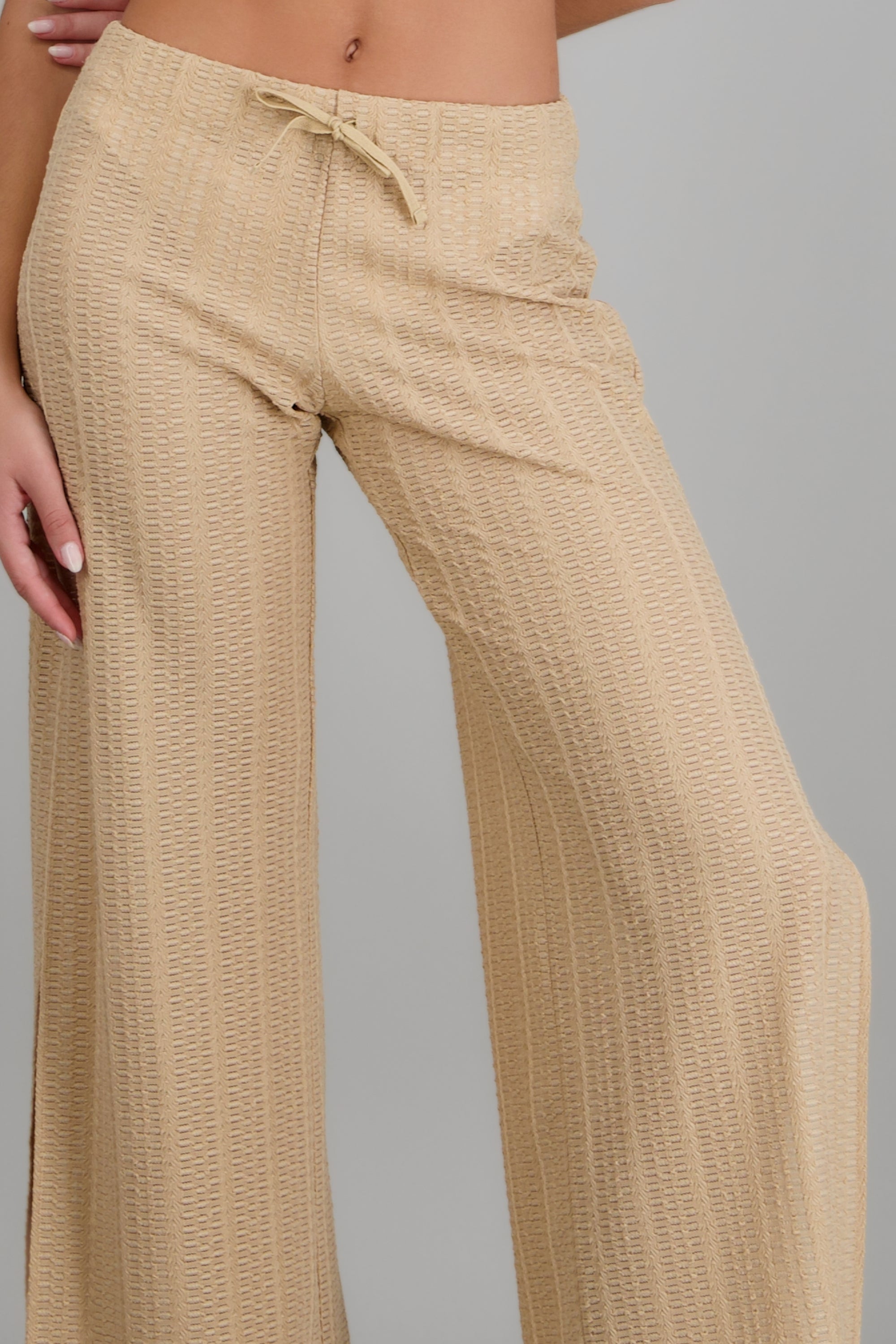 Pantalón ligero jareta KHAKI