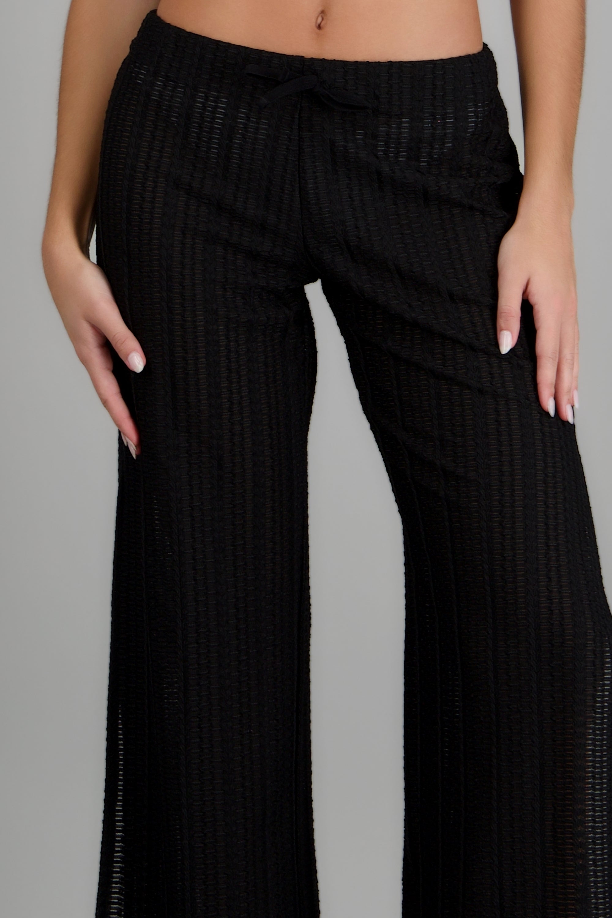 Pantalón ligero jareta NEGRO