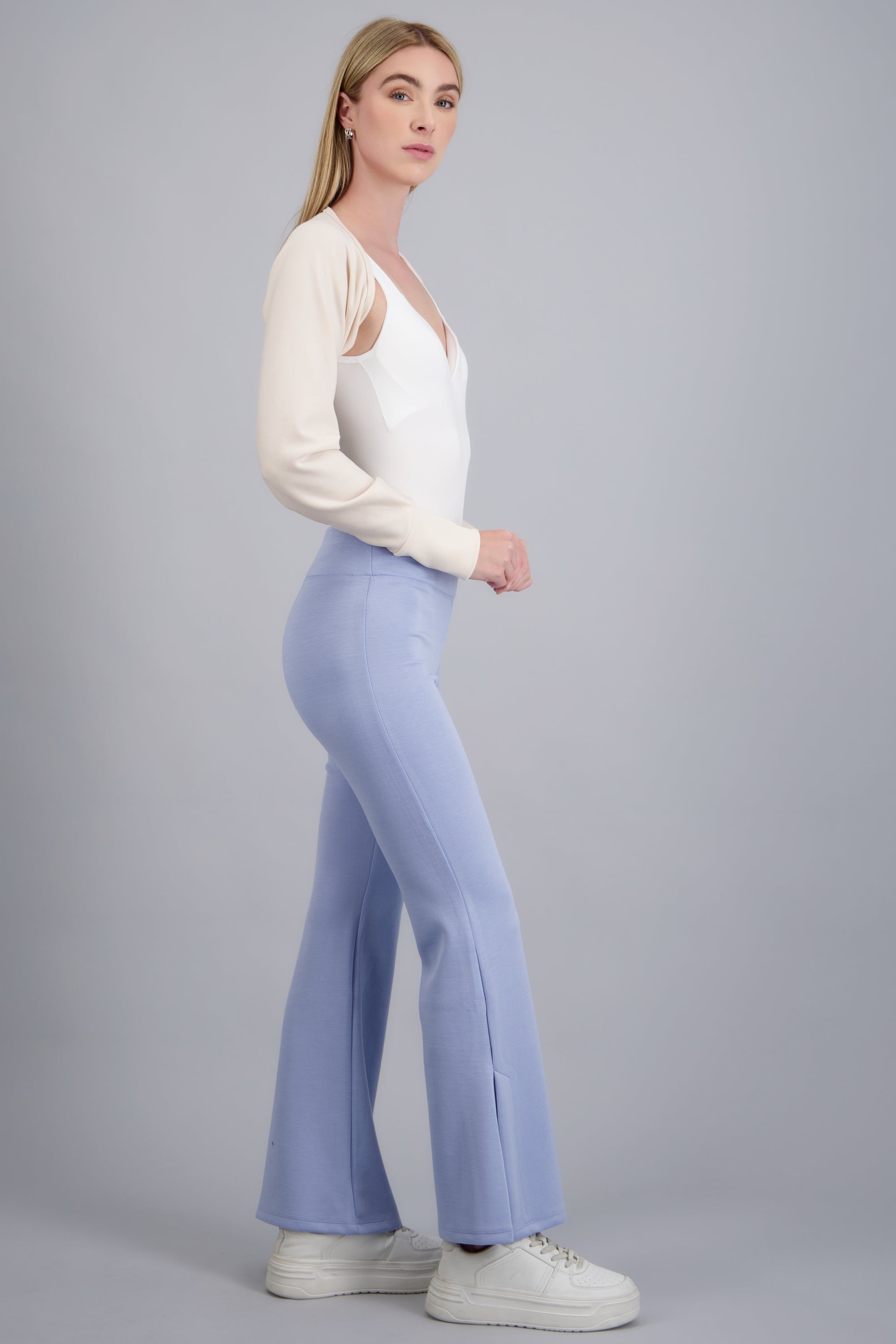 top bolero manga larga CREMA