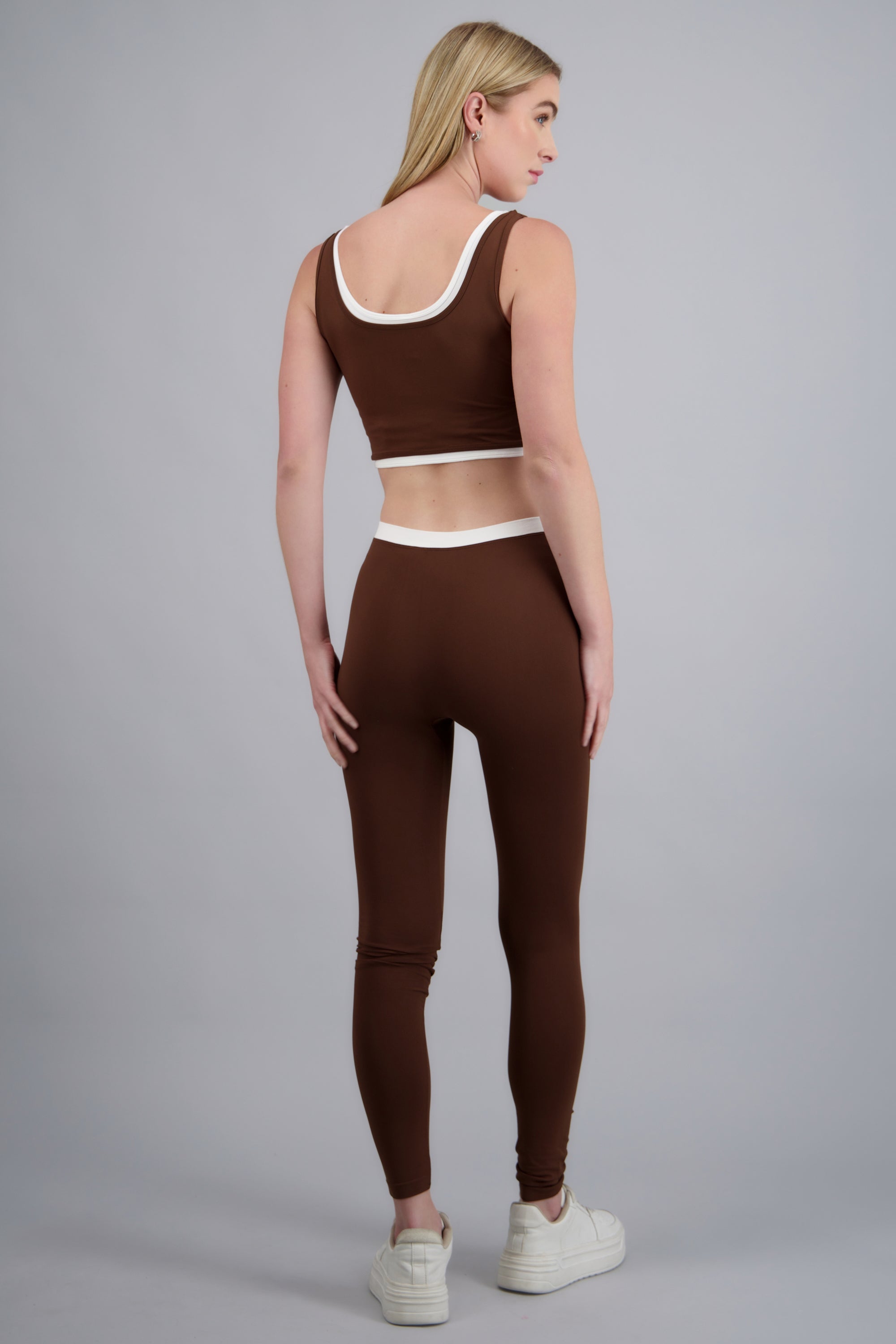 Leggings layering CHOCOLATE