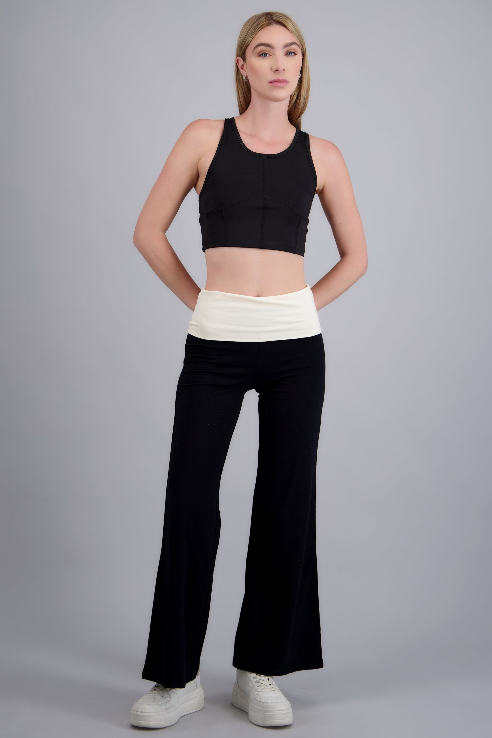 Leggings contraste NEGRO BLANCO