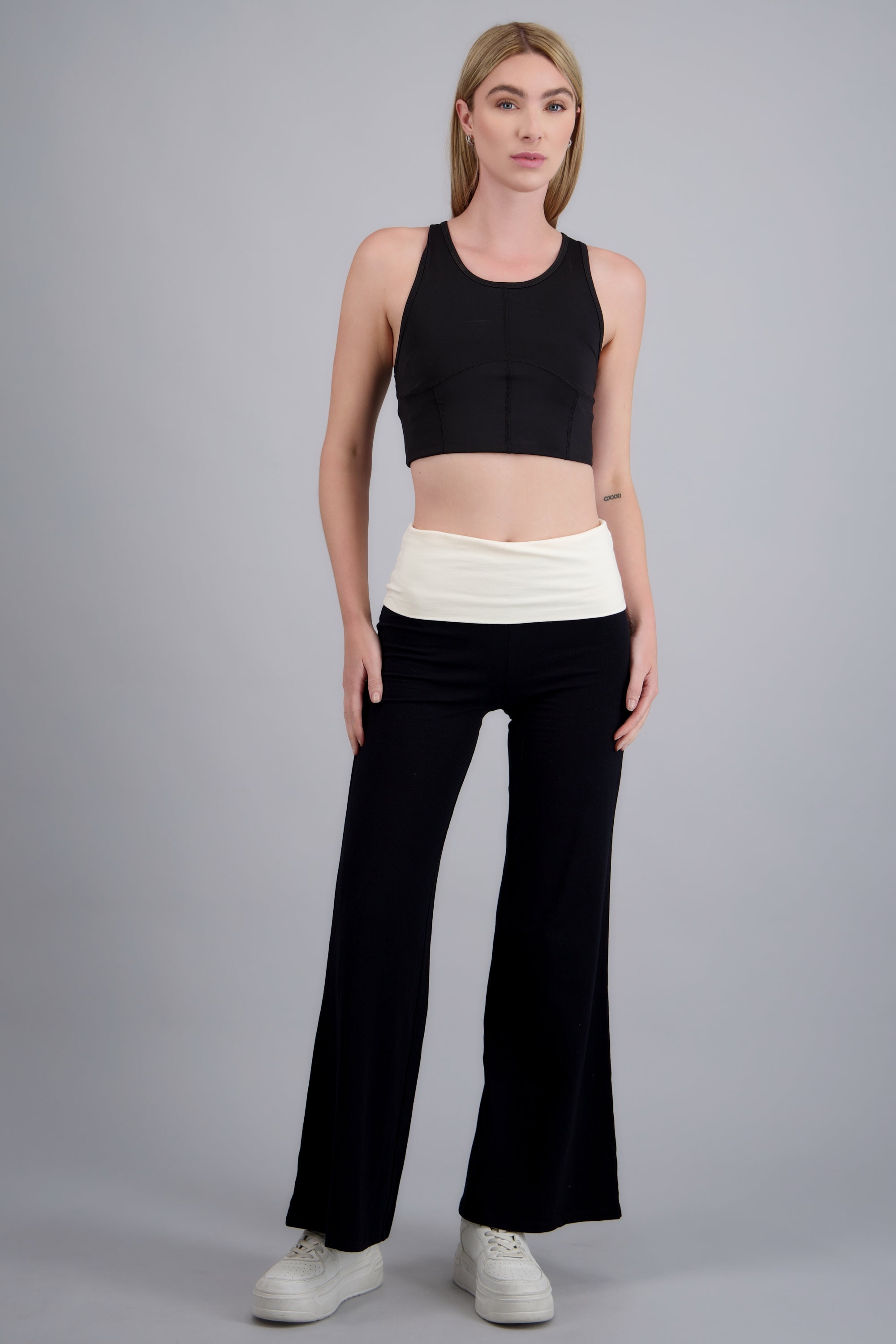 Leggings contraste NEGRO BLANCO