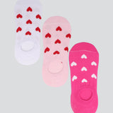 Tripack cubrepie corazones