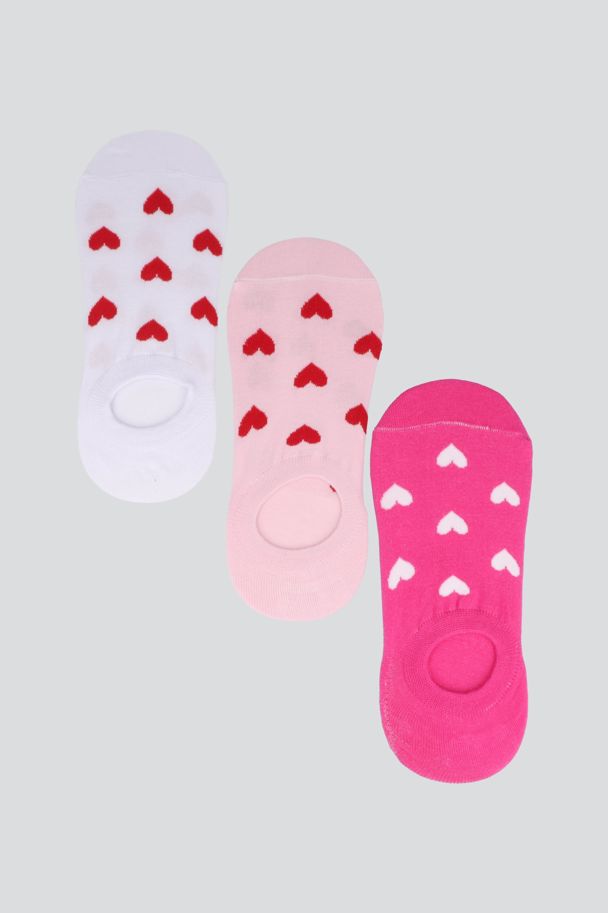 Tripack cubrepie corazones