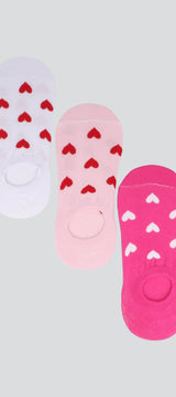 Tripack cubrepie corazones
